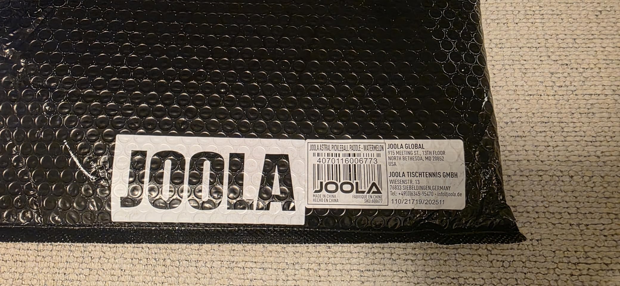 JOOLA Astral Perseus Pickleball Paddle - Beginner Friendly Lightweight Paddle customer photo 1