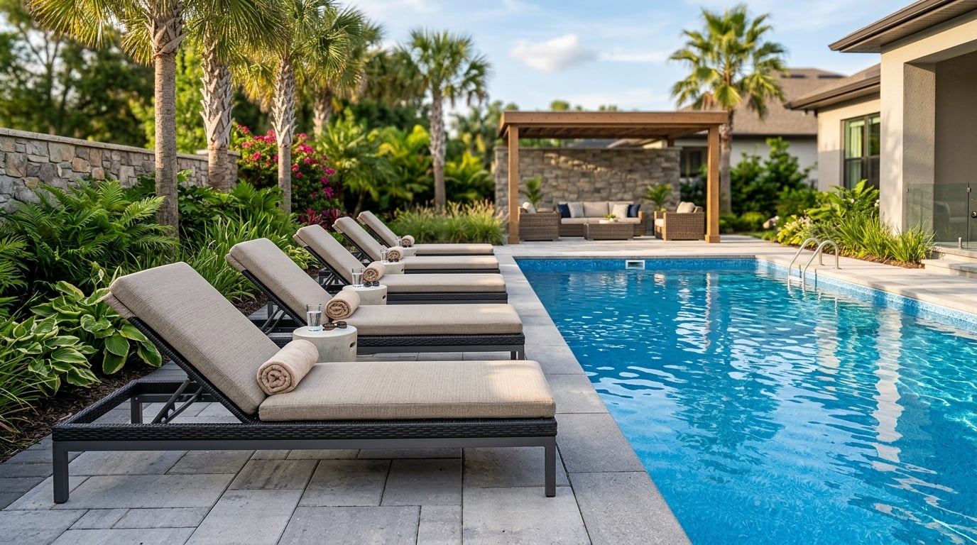 Best Outdoor Lounge Sets for Pool Areas