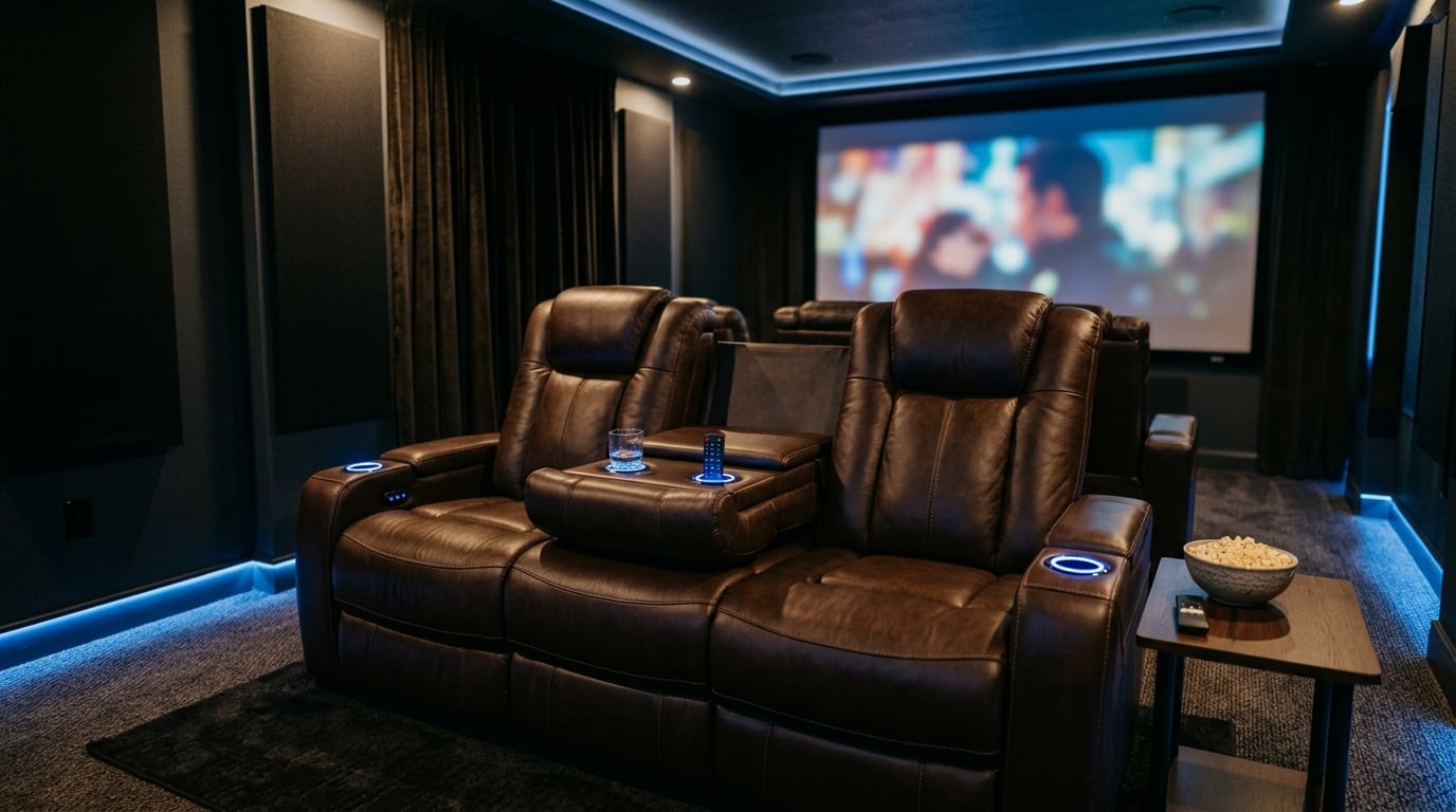 Best Reclining Home Theater Loveseats