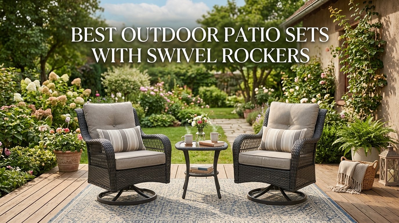 Best Outdoor Patio Sets With Swivel Rockers