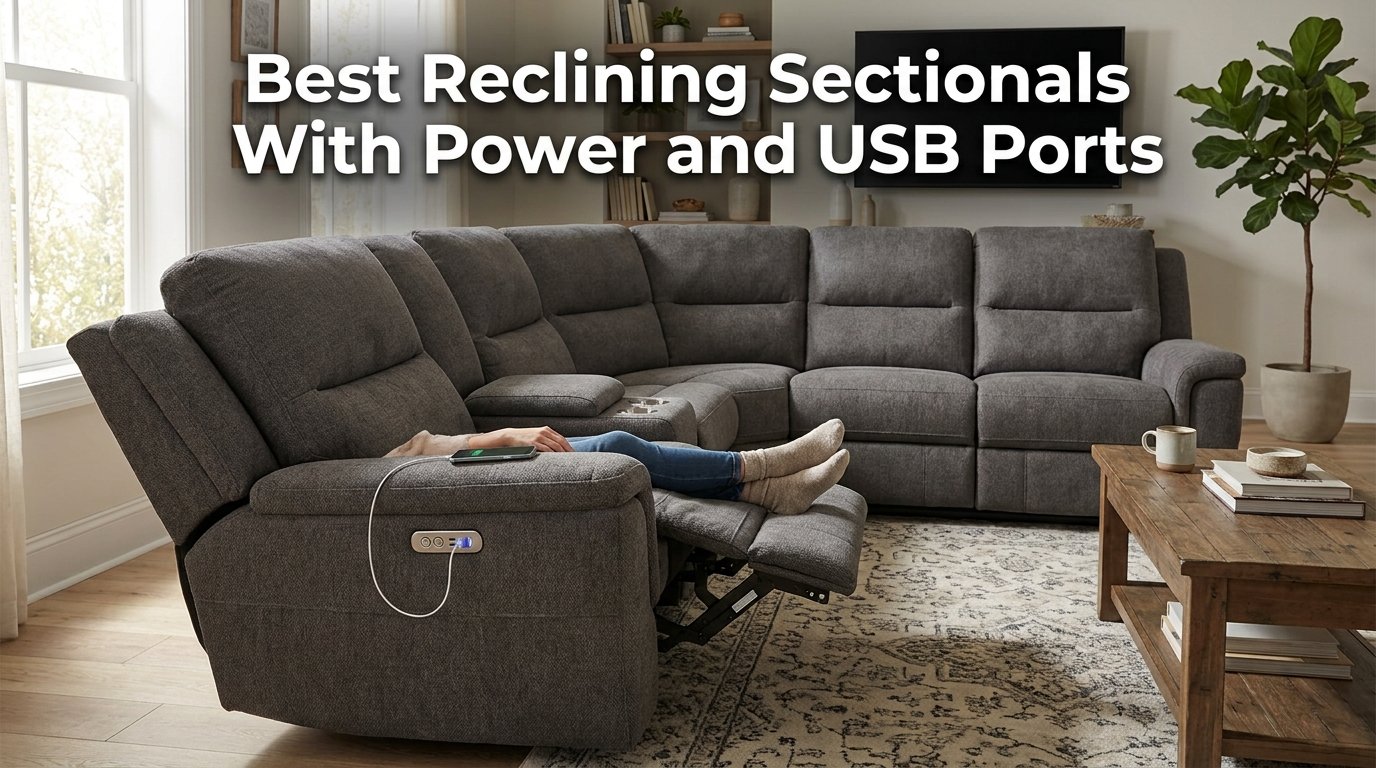 Best Reclining Sectionals With Power and USB Ports