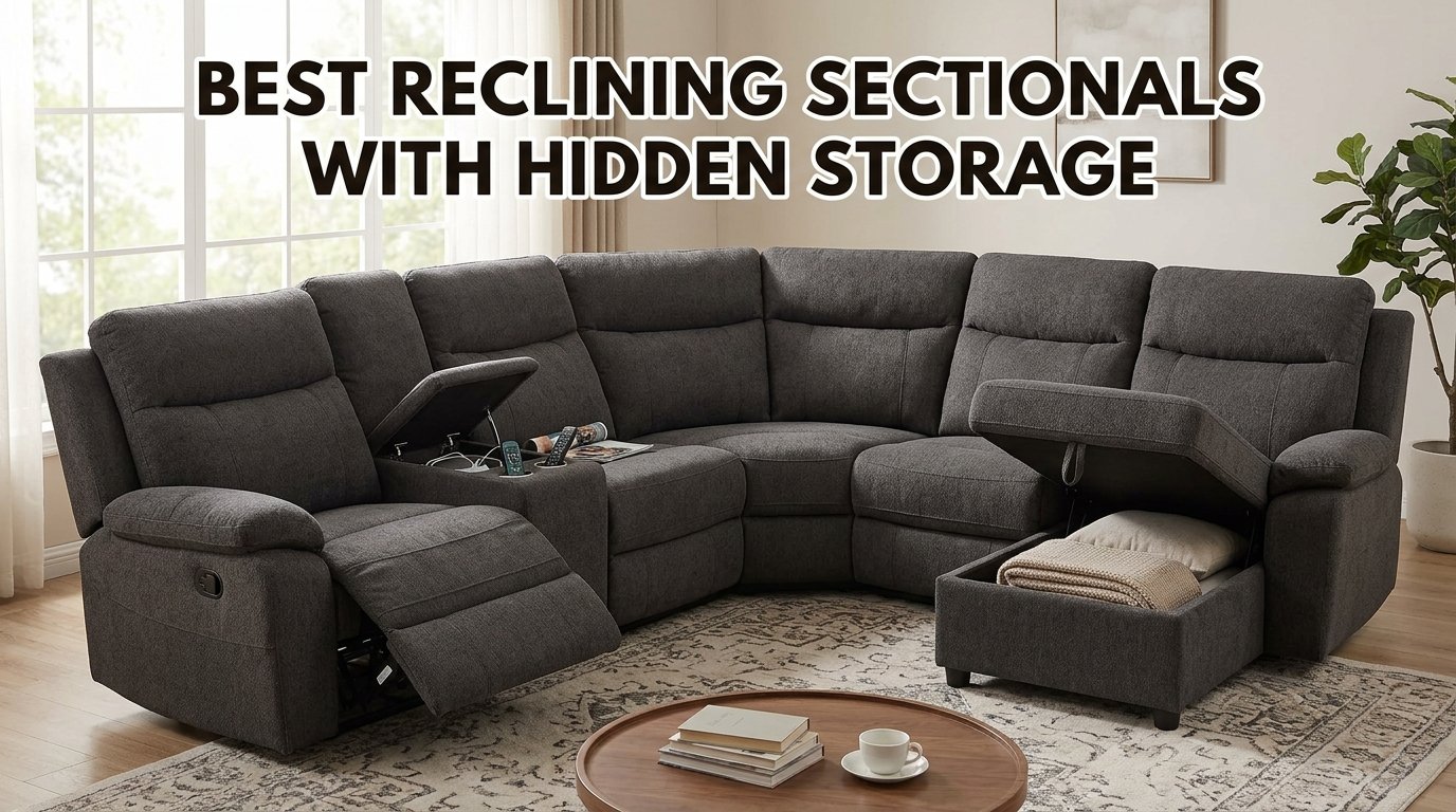 Best Reclining Sectionals With Hidden Storage