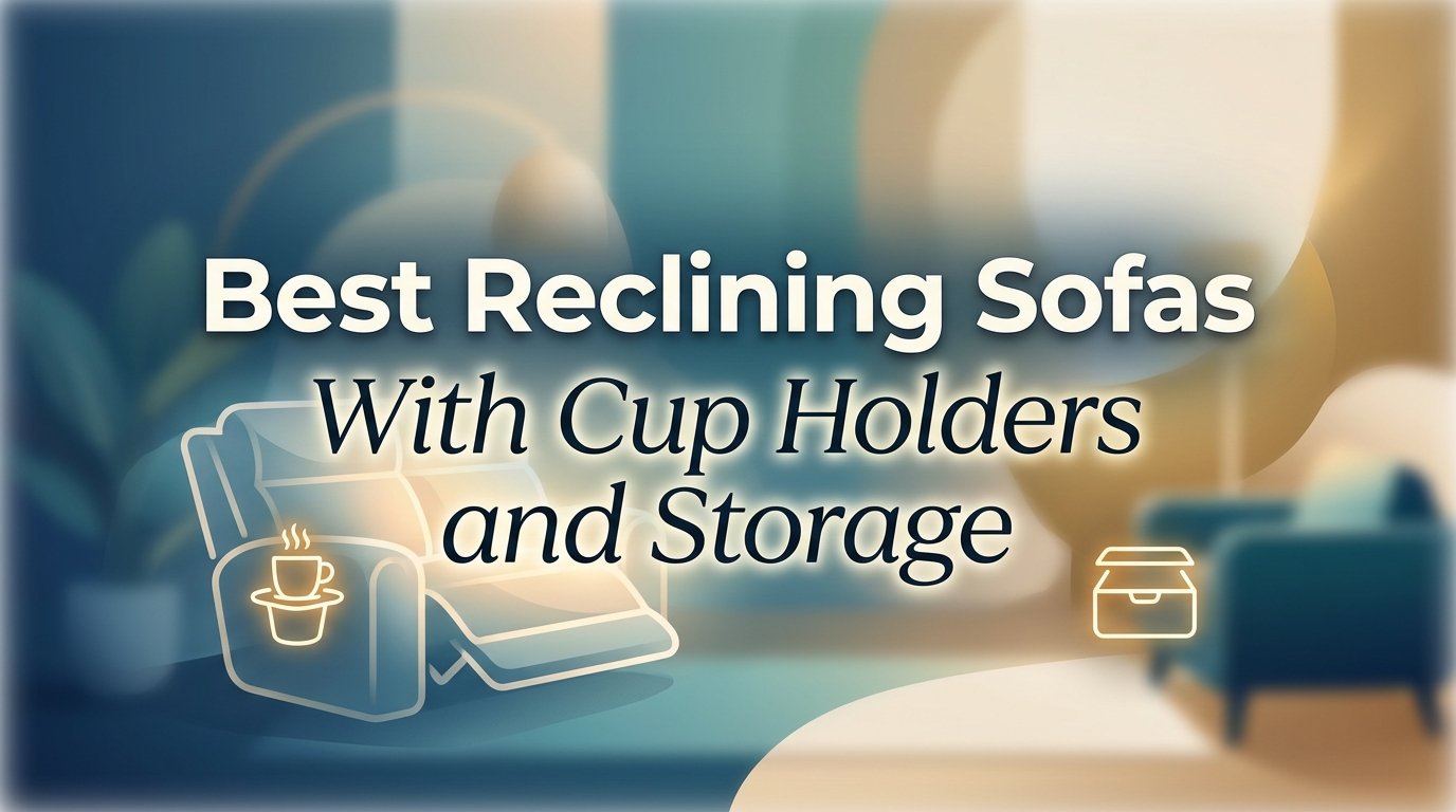 Best Reclining Sofas With Cup Holders and Storage