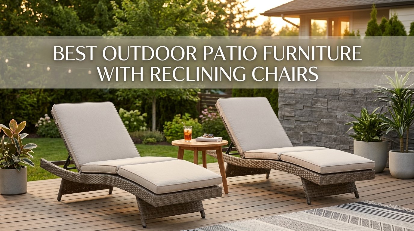 Best Outdoor Patio Furniture With Reclining Chairs