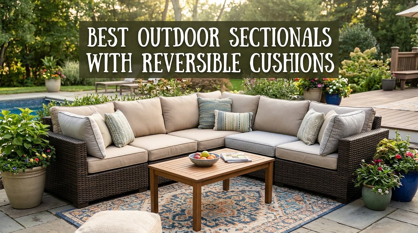 Best Outdoor Sectionals With Reversible Cushions