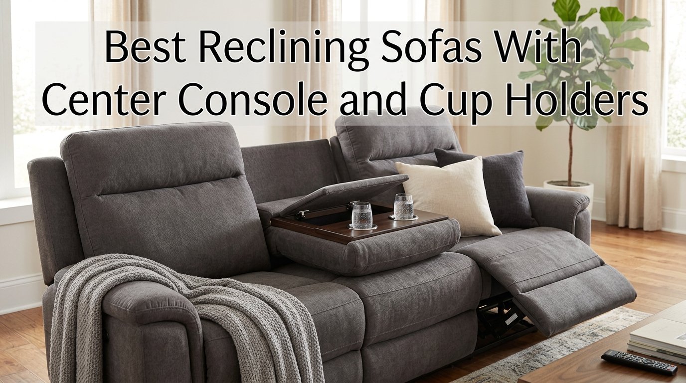 Best Reclining Sofas With Center Console and Cup Holders