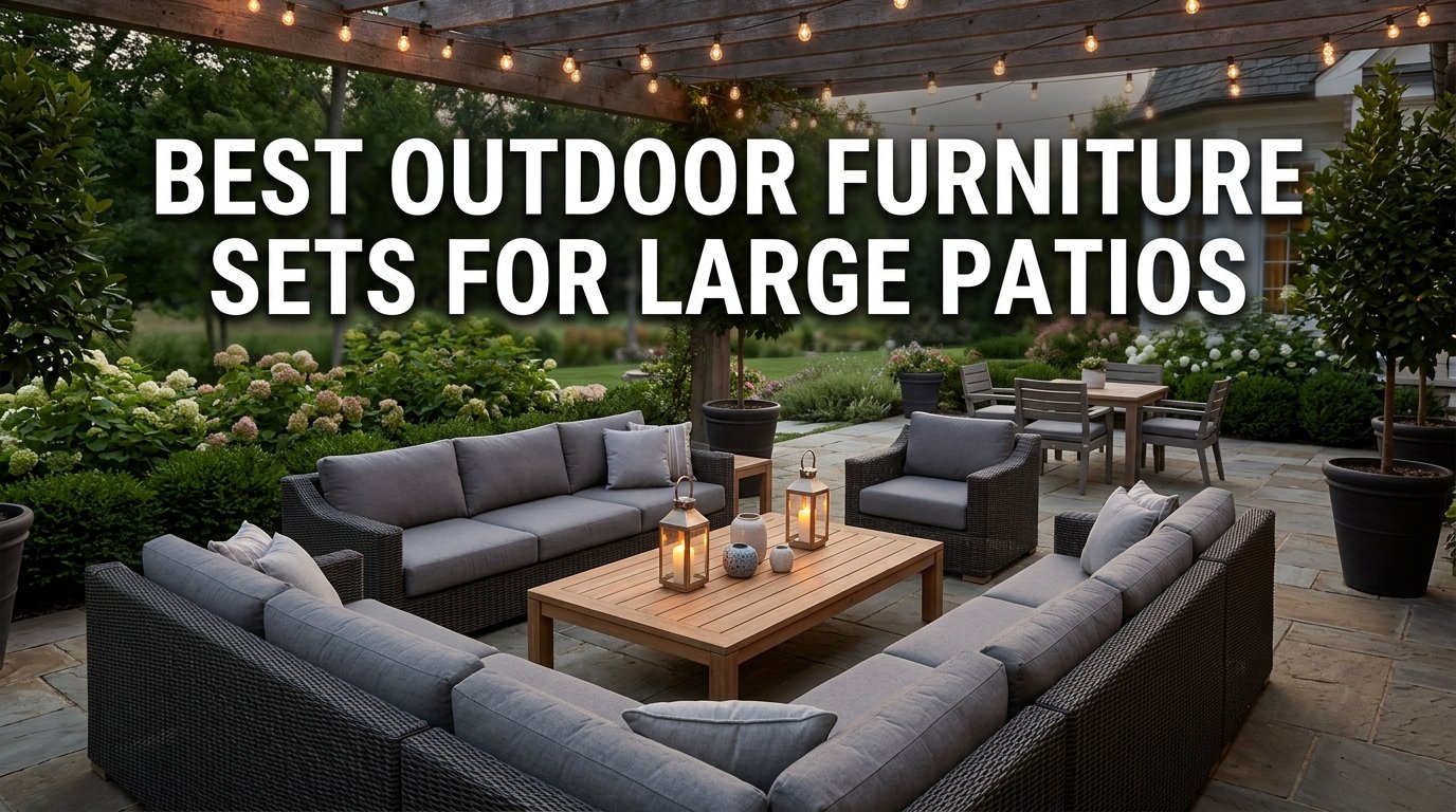 Best Outdoor Furniture Sets for Large Patios