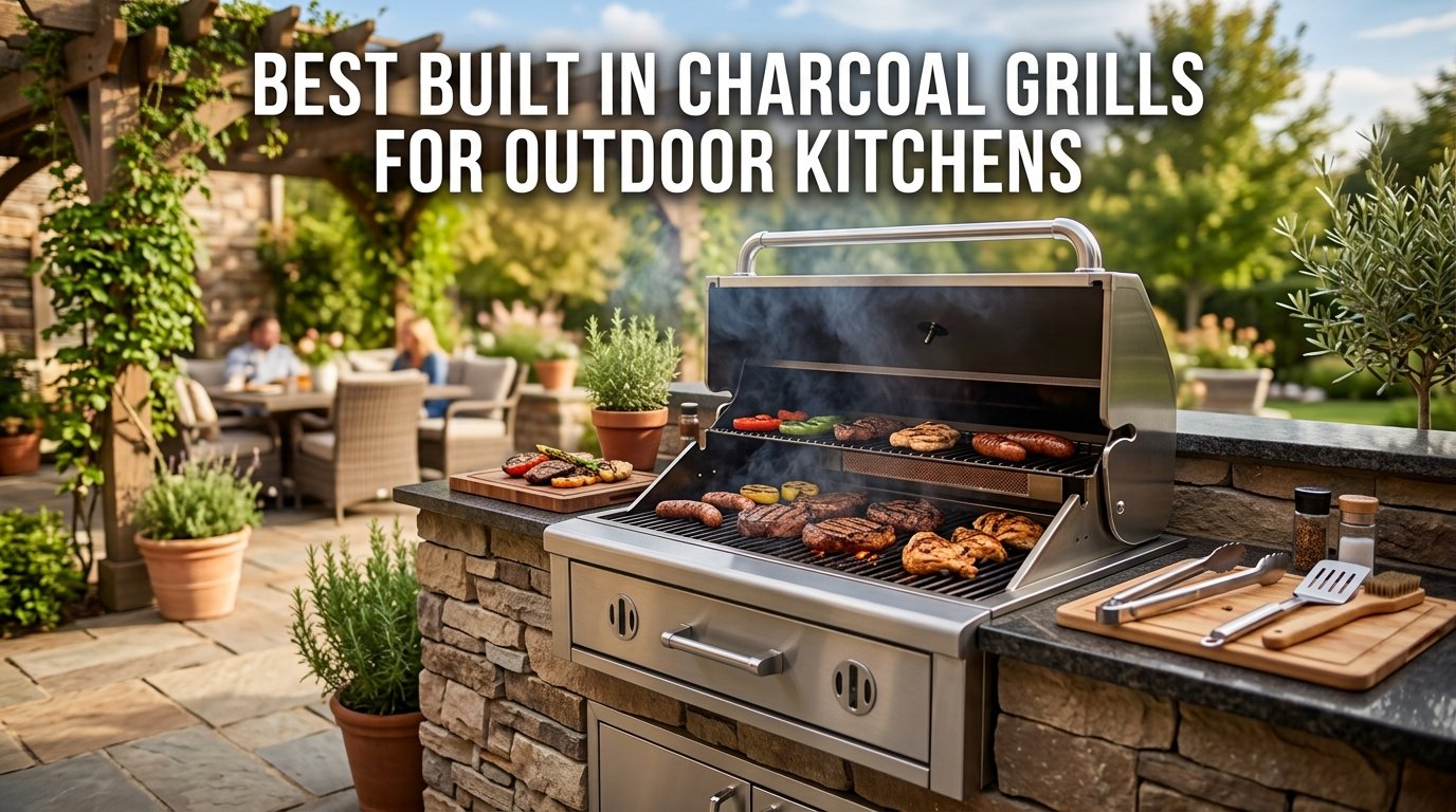 Best Built In Charcoal Grills for Outdoor Kitchens