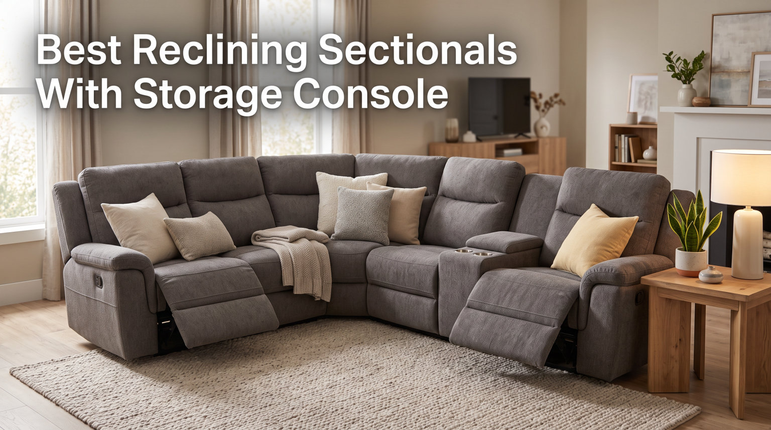 Best Reclining Sectionals With Storage Console
