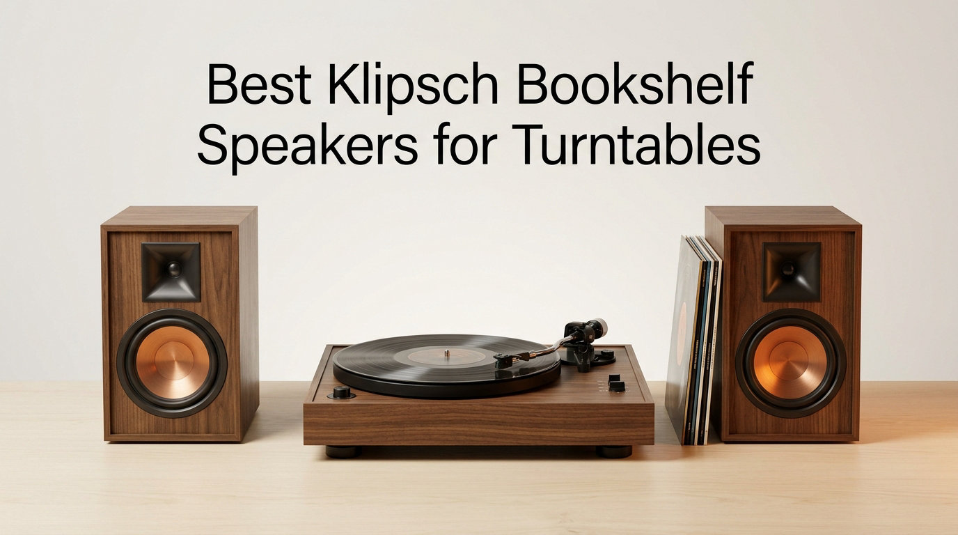 Best Klipsch Bookshelf Speakers for Turntables