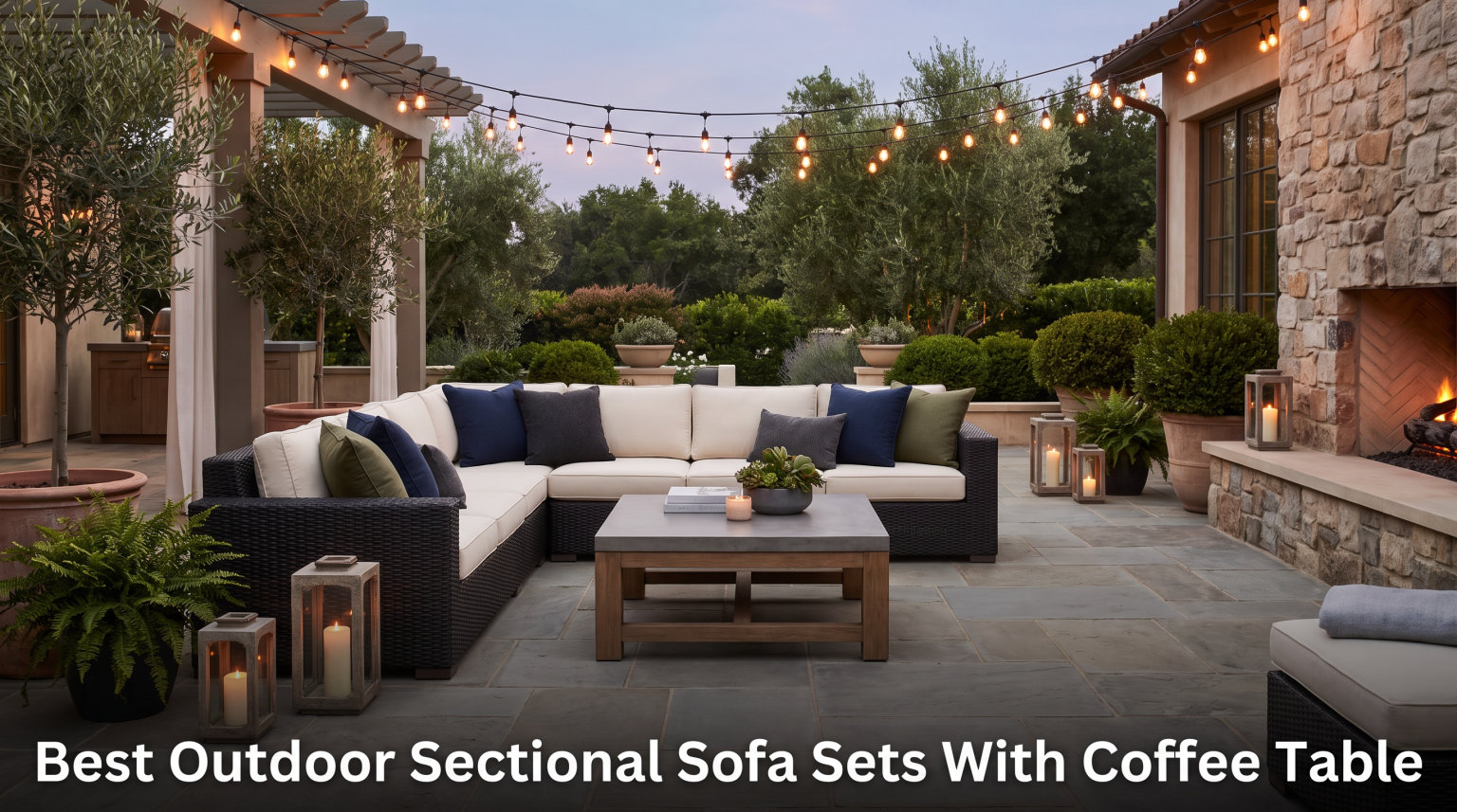 Best Outdoor Sectional Sofa Sets With Coffee Table