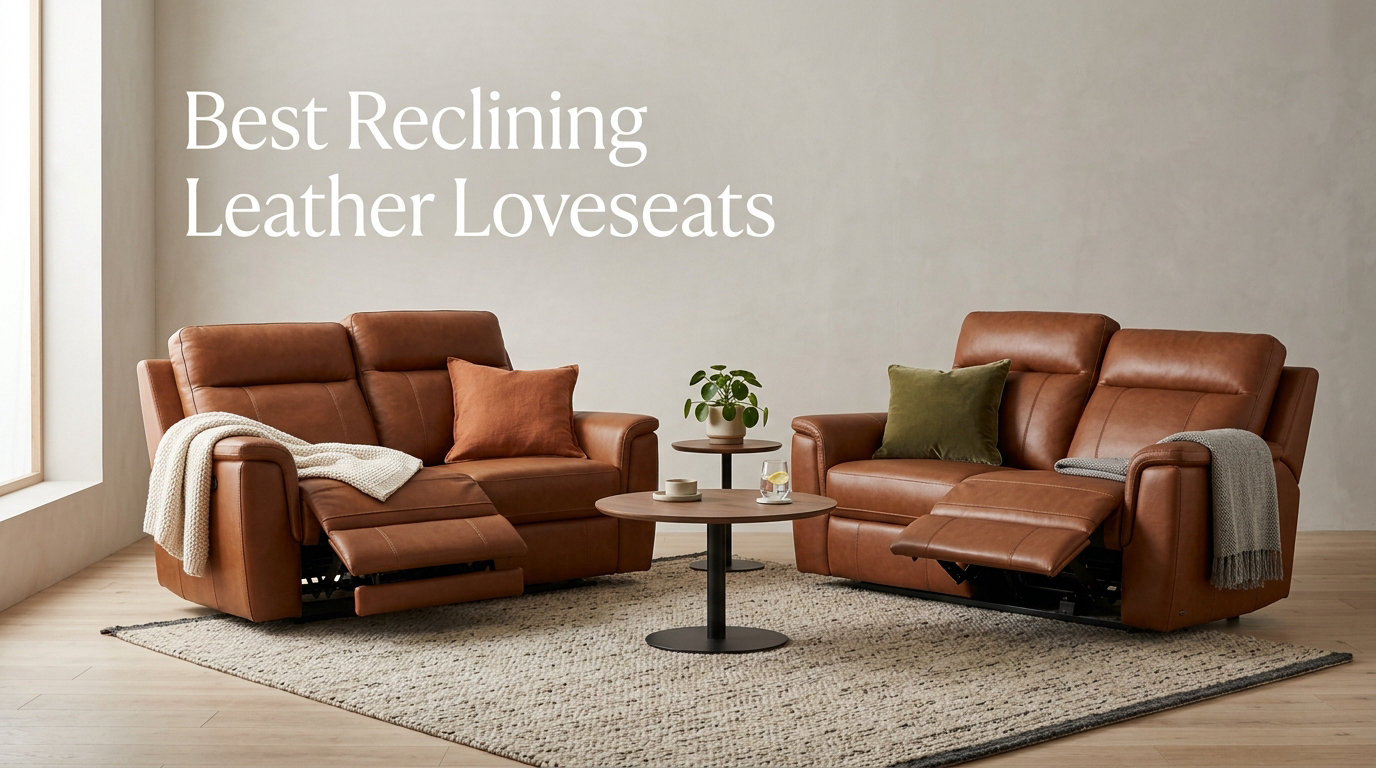 Best Reclining Leather Loveseats