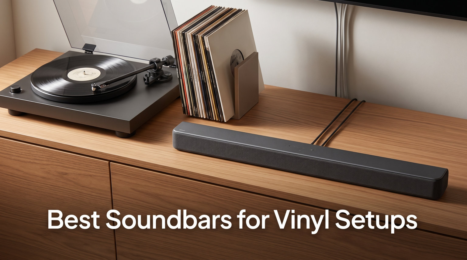 Best Soundbars for Vinyl Setups
