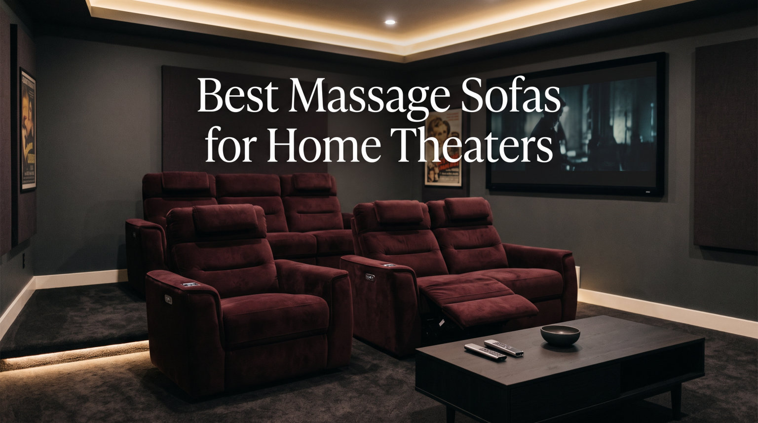 Best Massage Sofas for Home Theaters