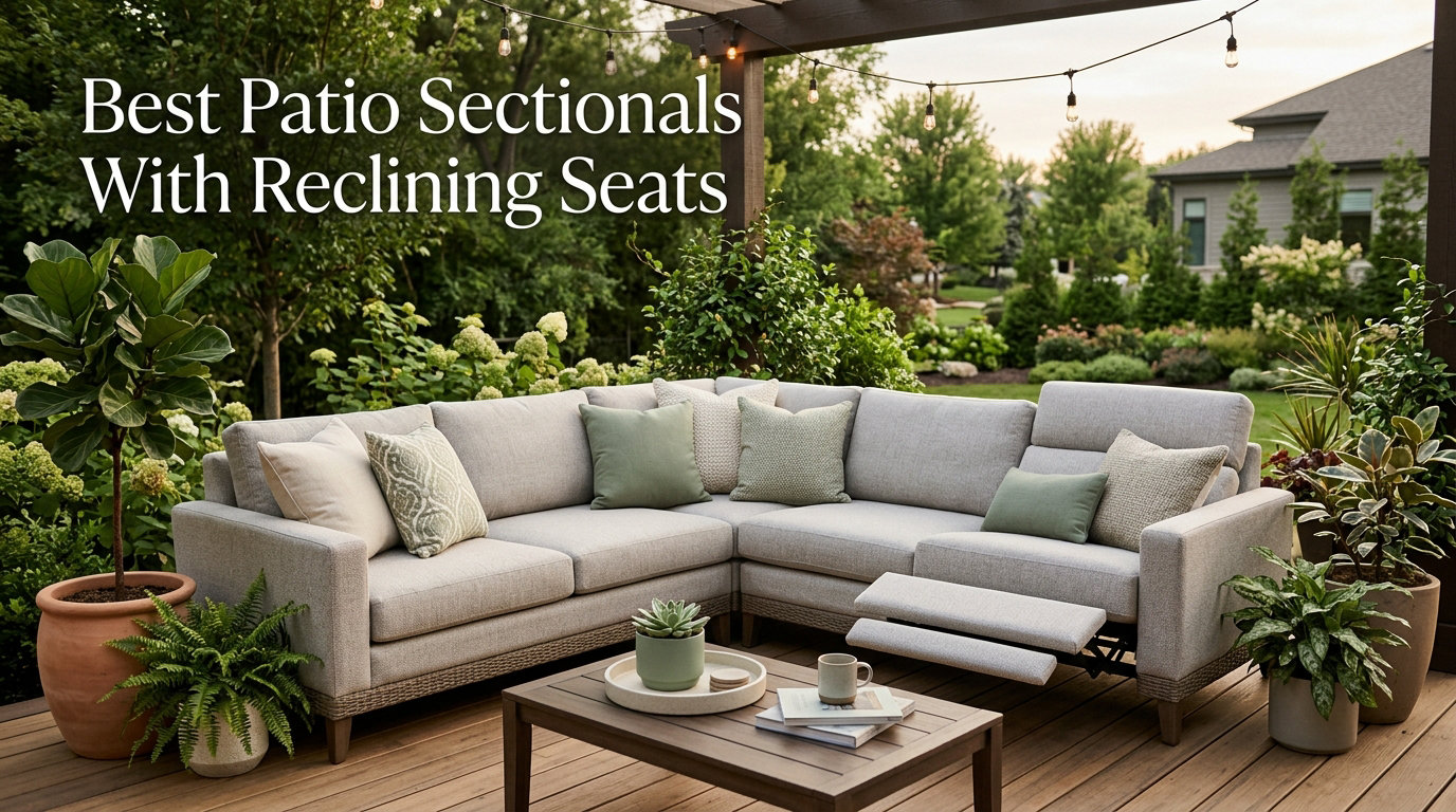 Best Patio Sectionals With Reclining Seats