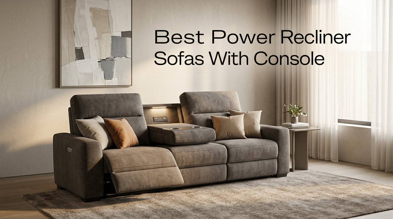 Best Power Recliner Sofas With Console