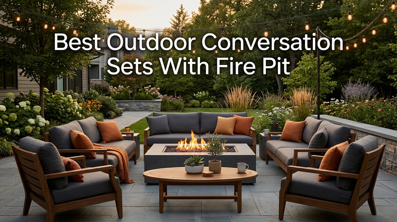 Best Outdoor Conversation Sets With Fire Pit