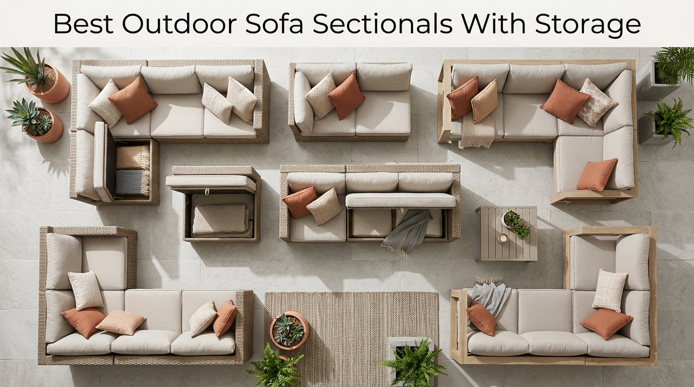 Best Outdoor Sofa Sectionals With Storage