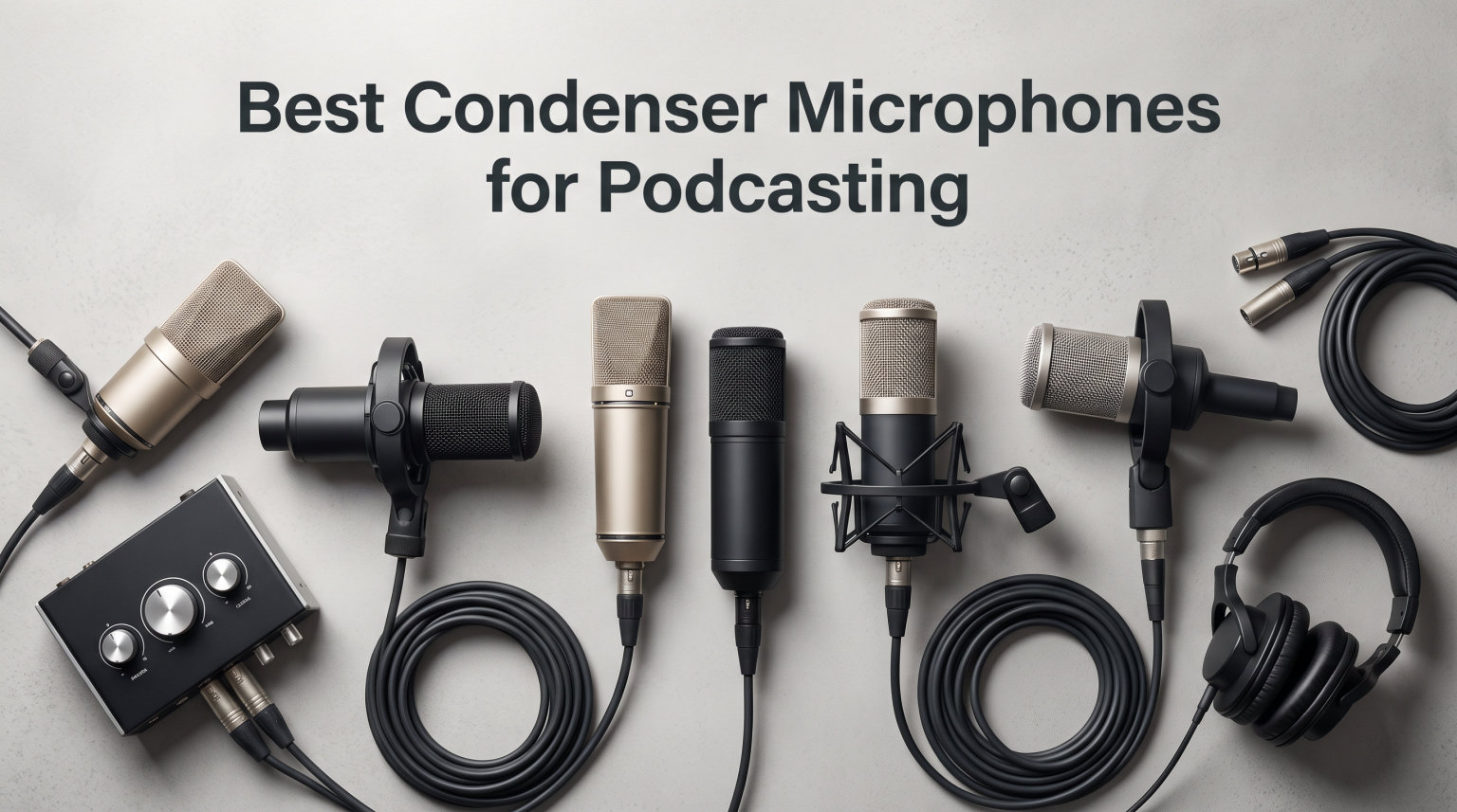 Best Condenser Microphones for Podcasting