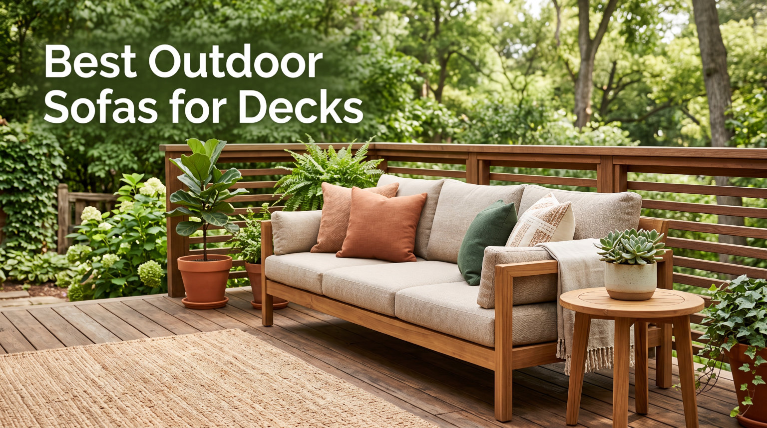 Best Outdoor Sofas for Decks