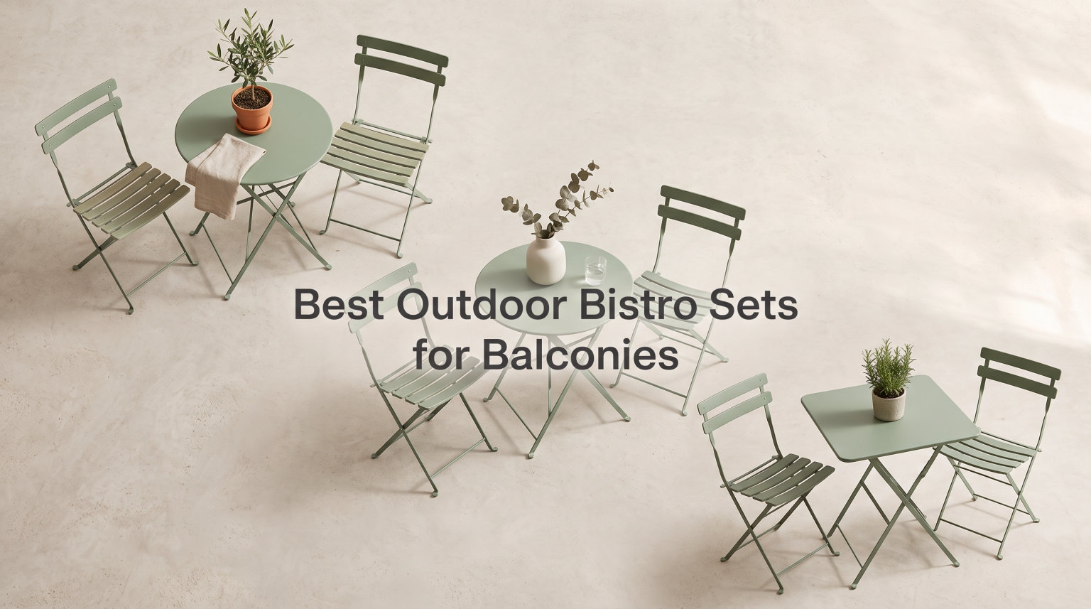 Best Outdoor Bistro Sets for Balconies