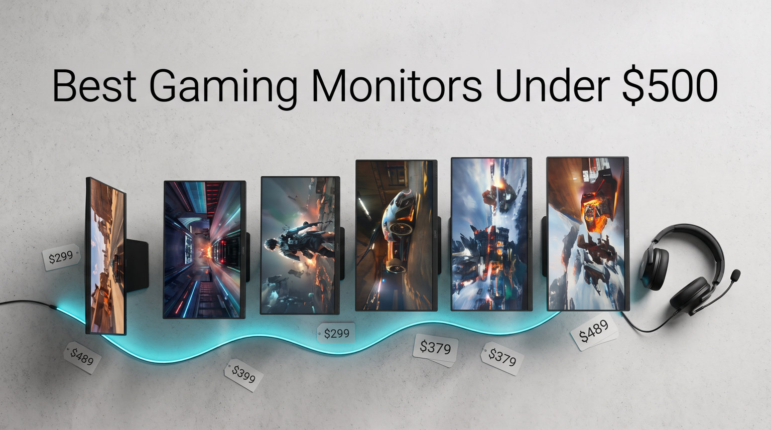 Best Gaming Monitors Under $500
