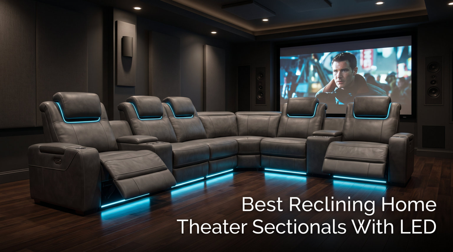 Best Reclining Home Theater Sectionals With LED