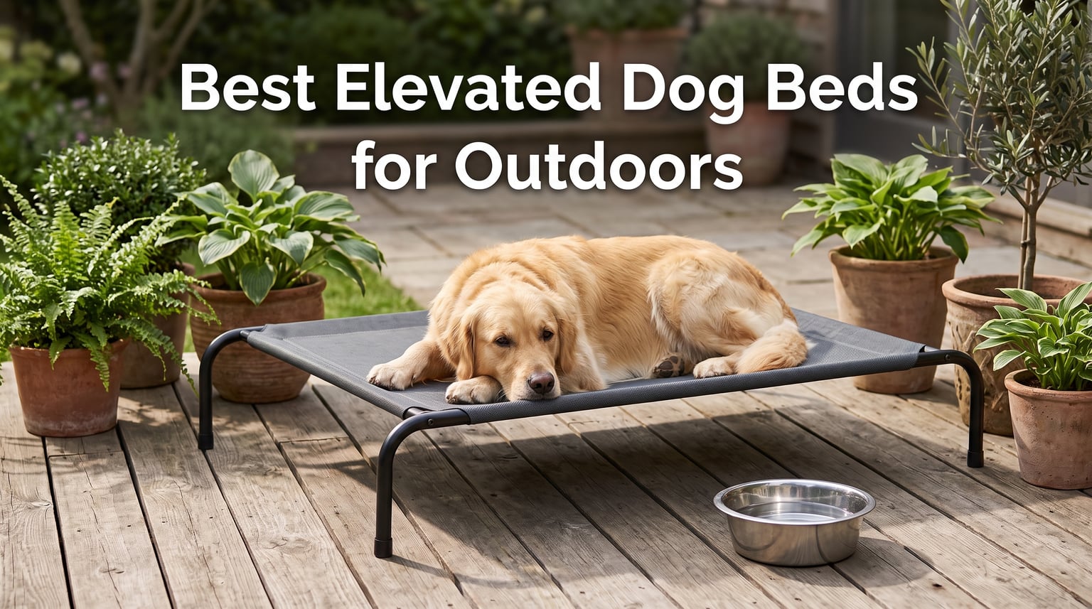 Best Elevated Dog Beds for Outdoors
