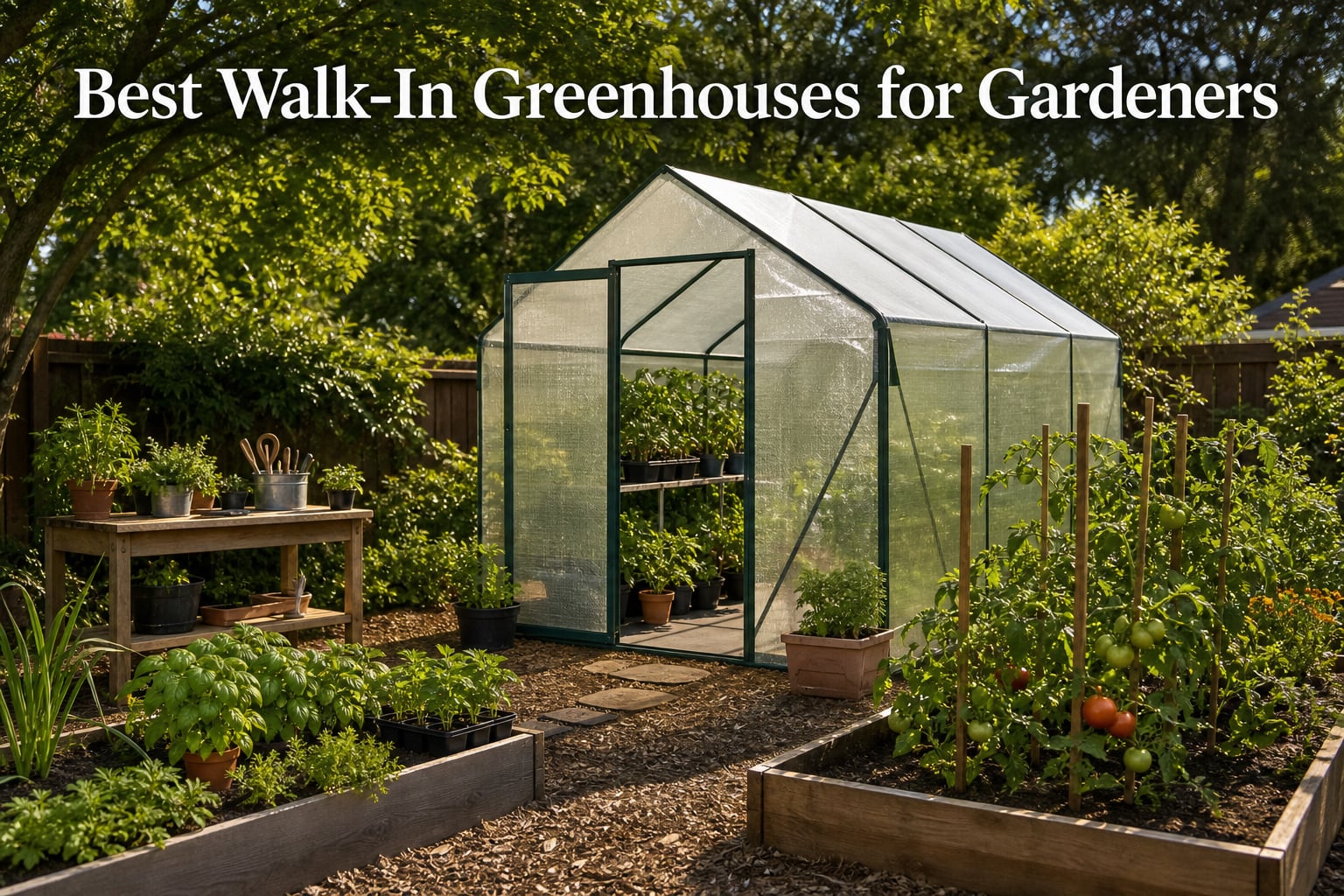 Best Walk-In Greenhouses for Gardeners