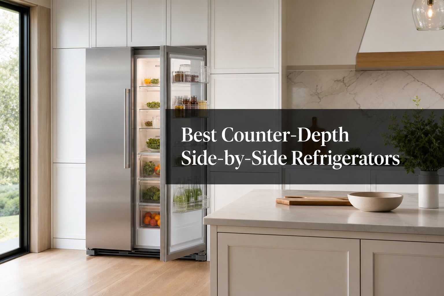 Best Counter-Depth Side-by-Side Refrigerators