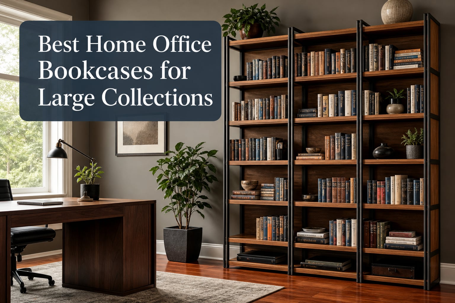 Best Home Office Bookcases for Large Collections
