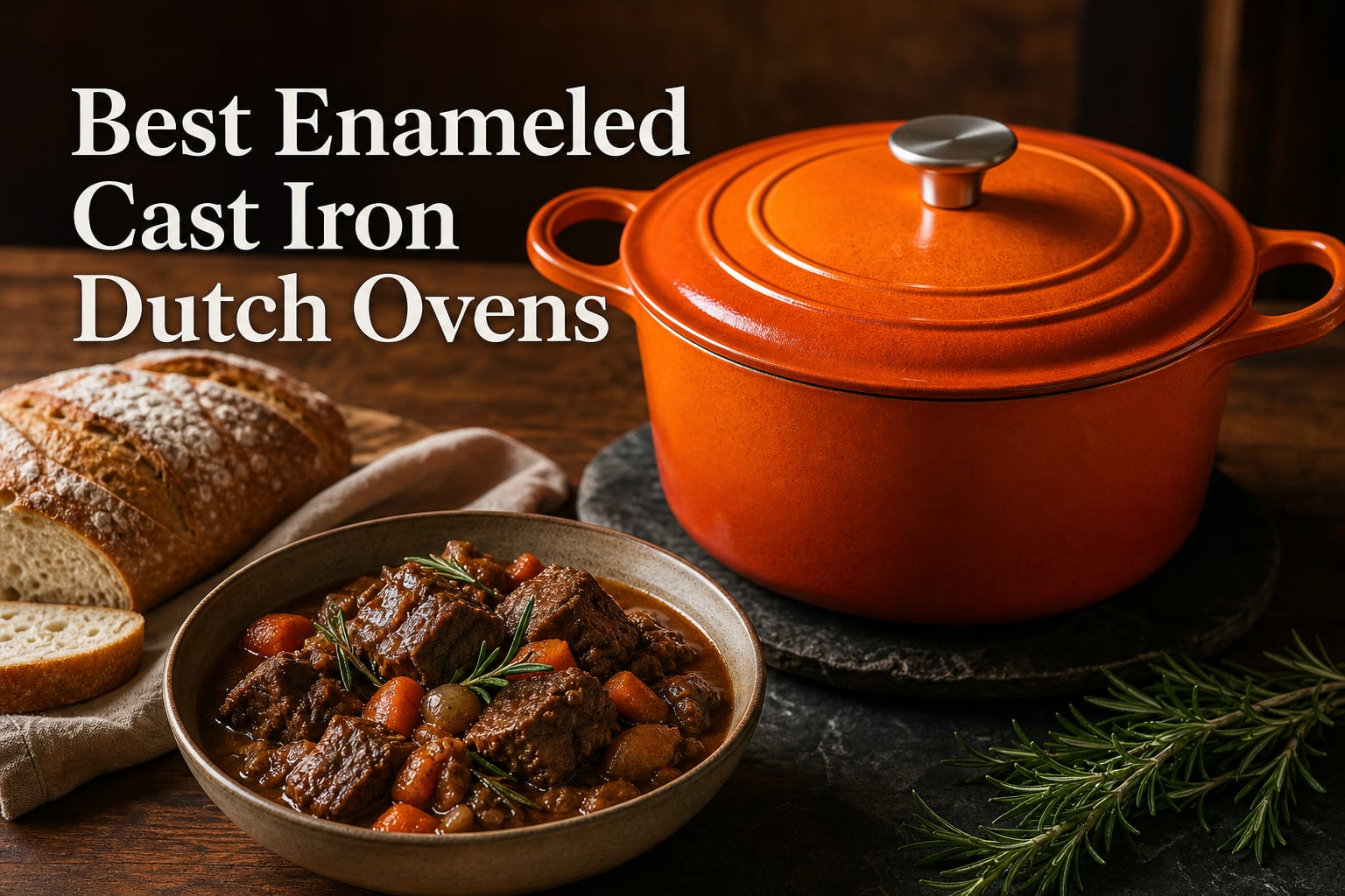 Best Enameled Cast Iron Dutch Ovens