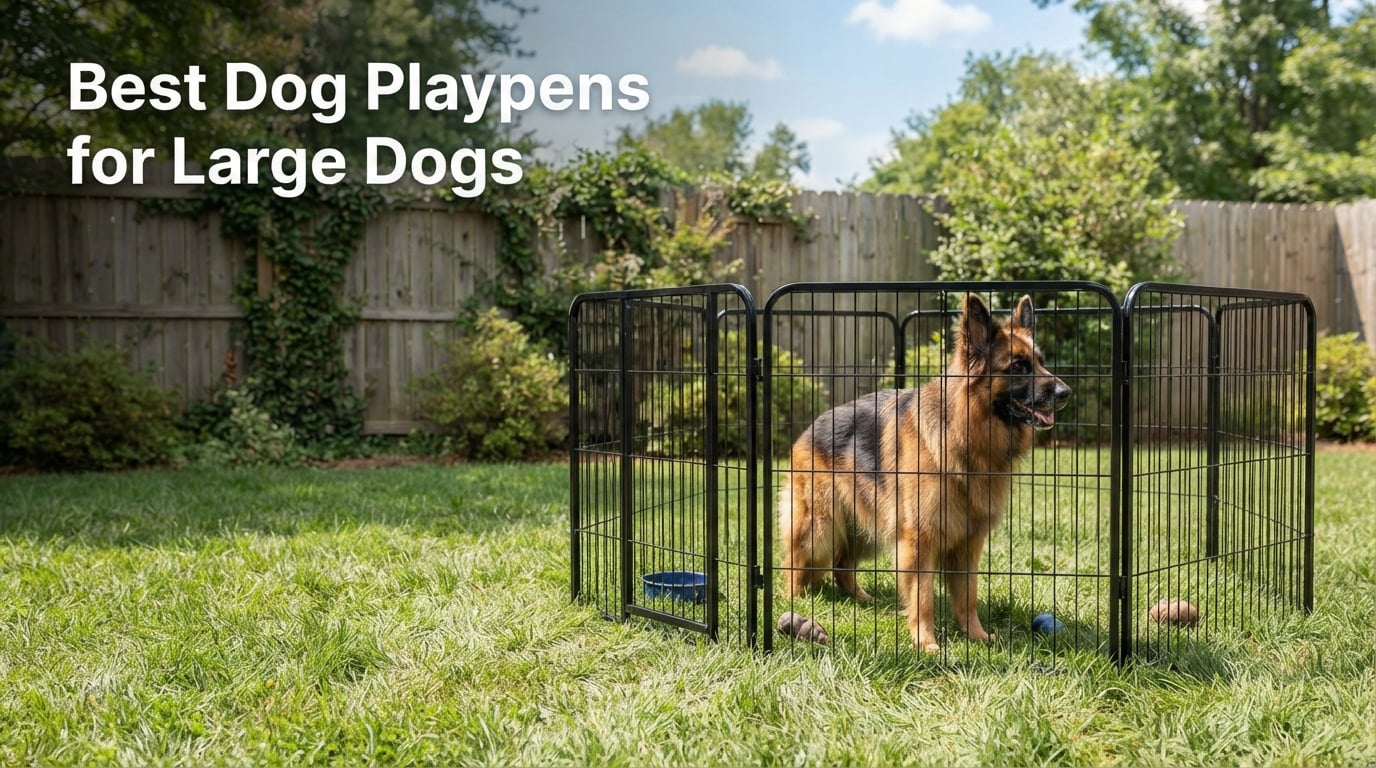Best Dog Playpens for Large Dogs