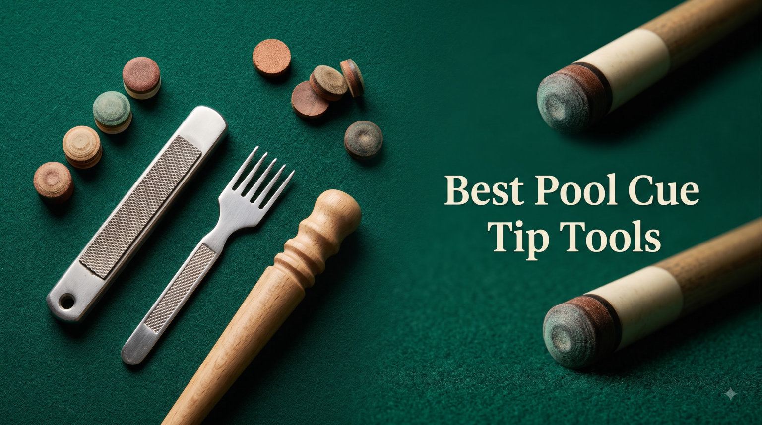 Best Pool Cue Tip Tools