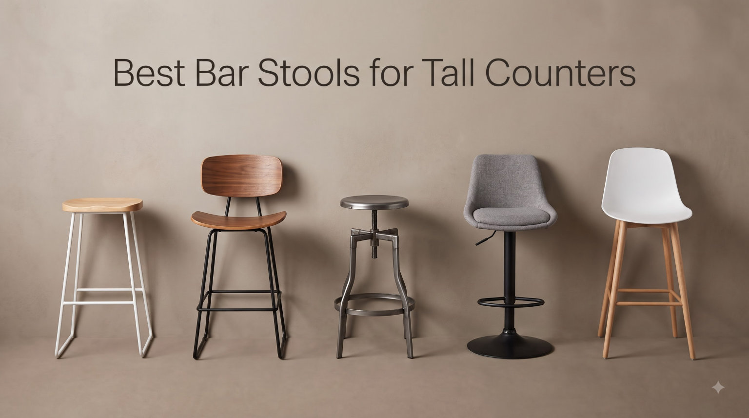 Best Bar Stools for Tall Counters