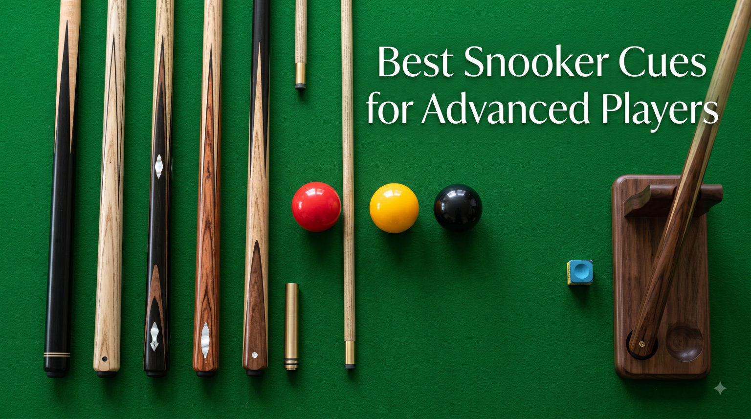 Best Snooker Cues for Advanced Players