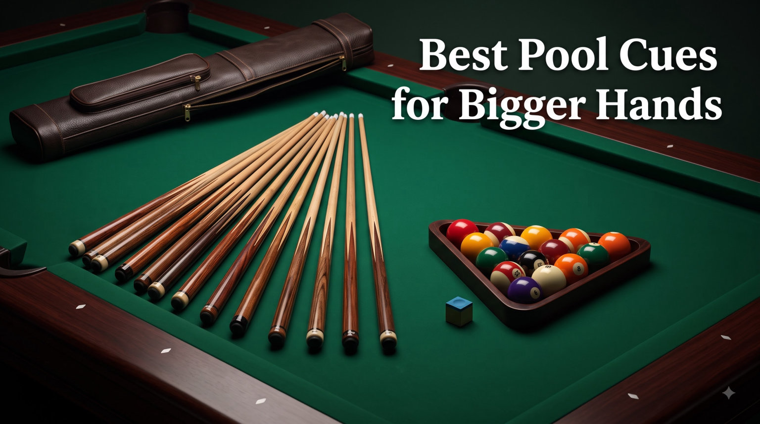 Best Pool Cues for Bigger Hands