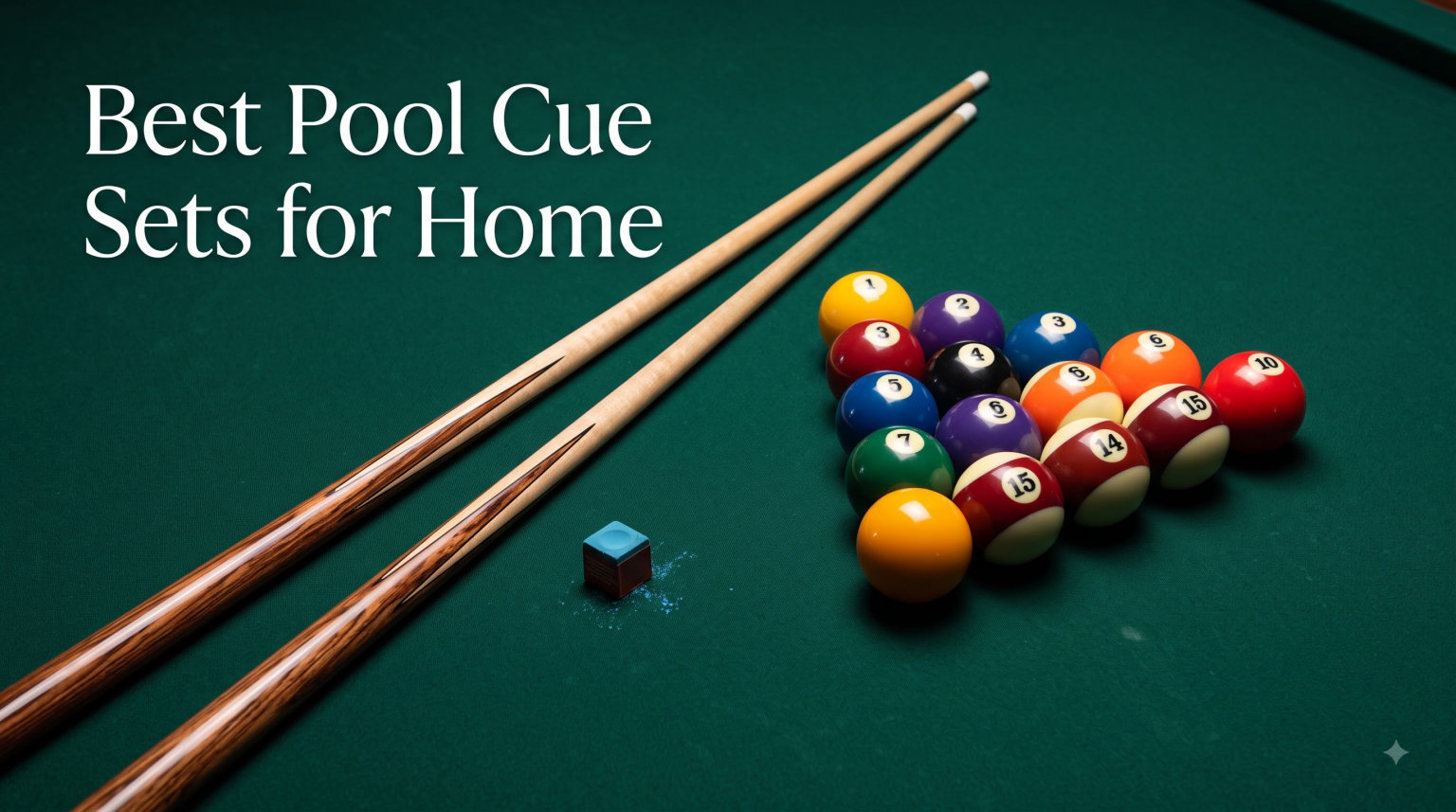 Best Pool Cue Sets for Home