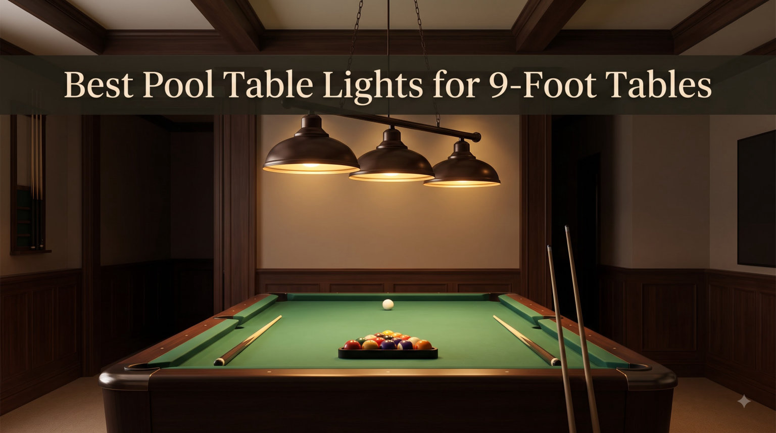 Best Pool Table Lights for 9-Foot Tables