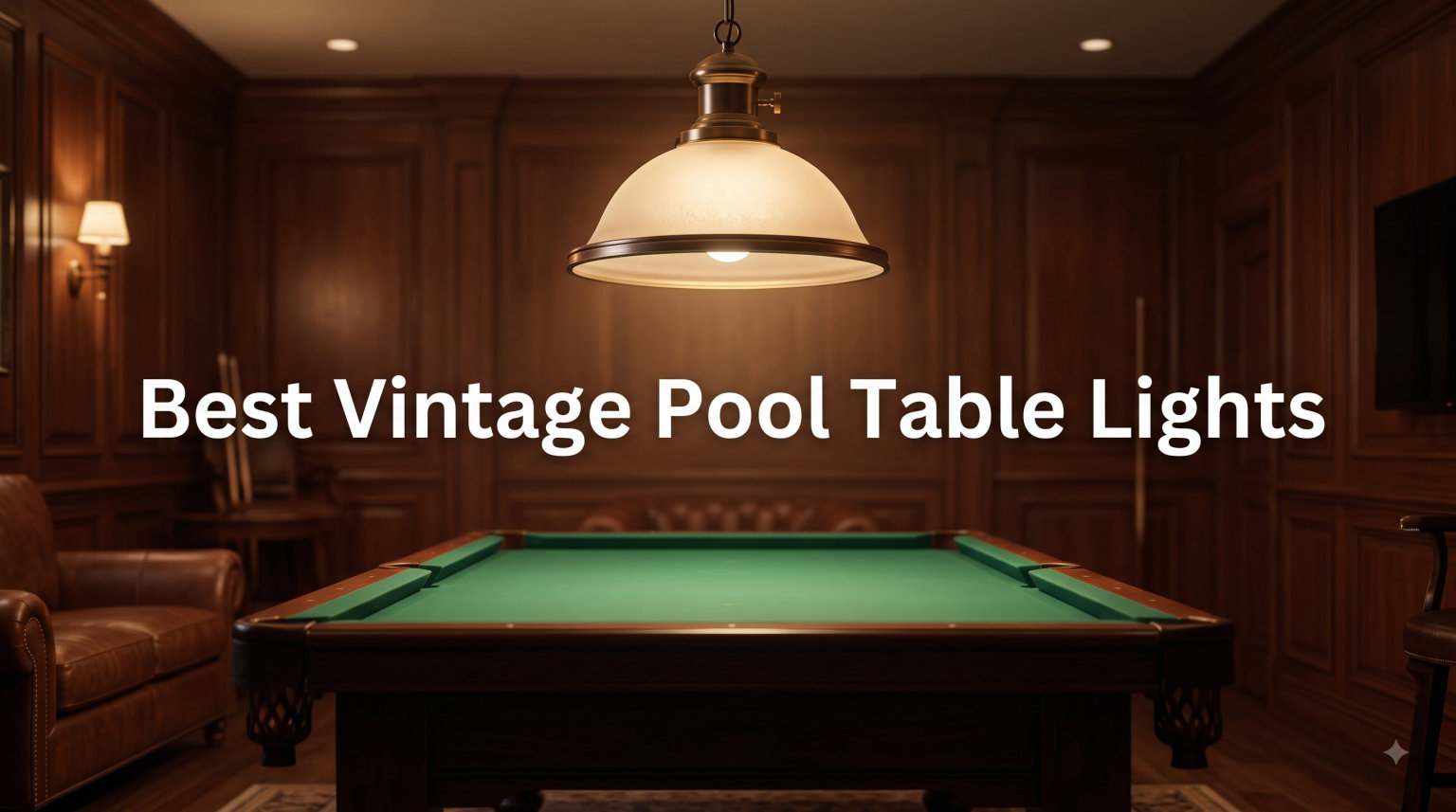 Best Vintage Pool Table Lights