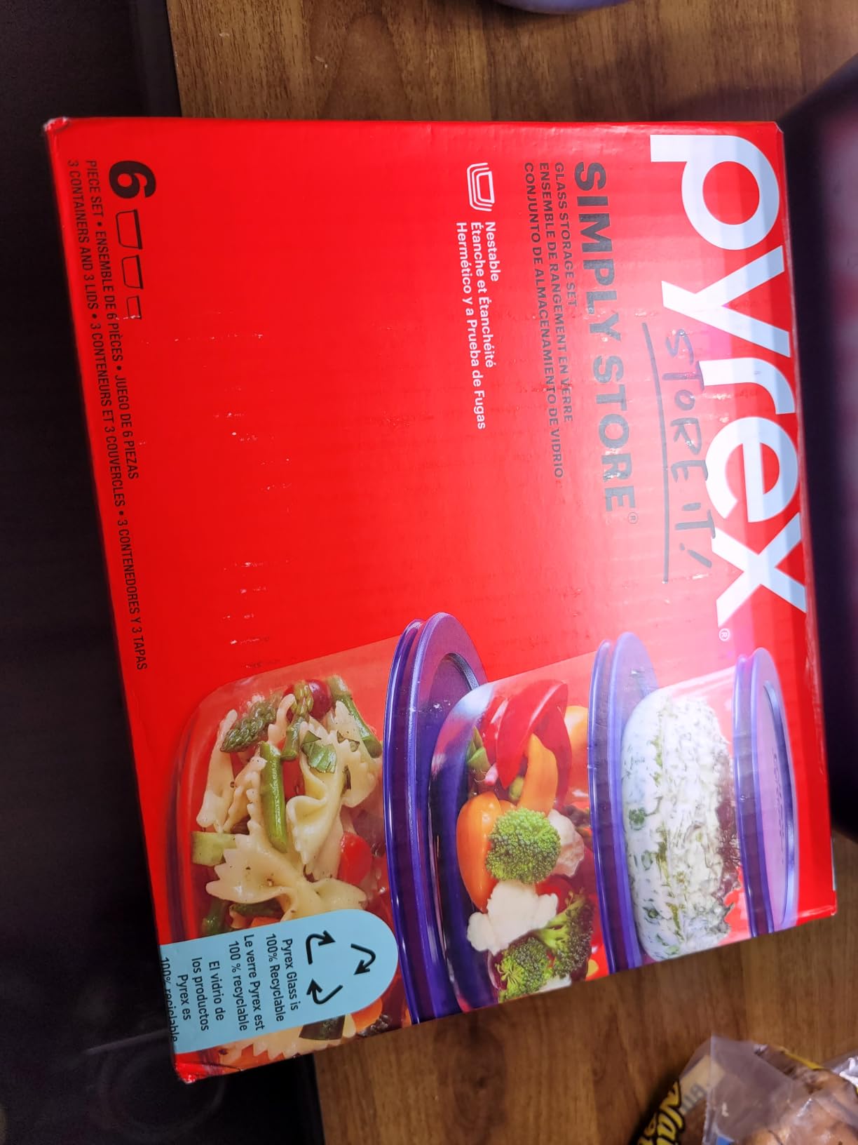 Pyrex Simply Store (3-Pack) Glass Food Storage Containers Set (2, 4, 7 Cup) customer photo 2