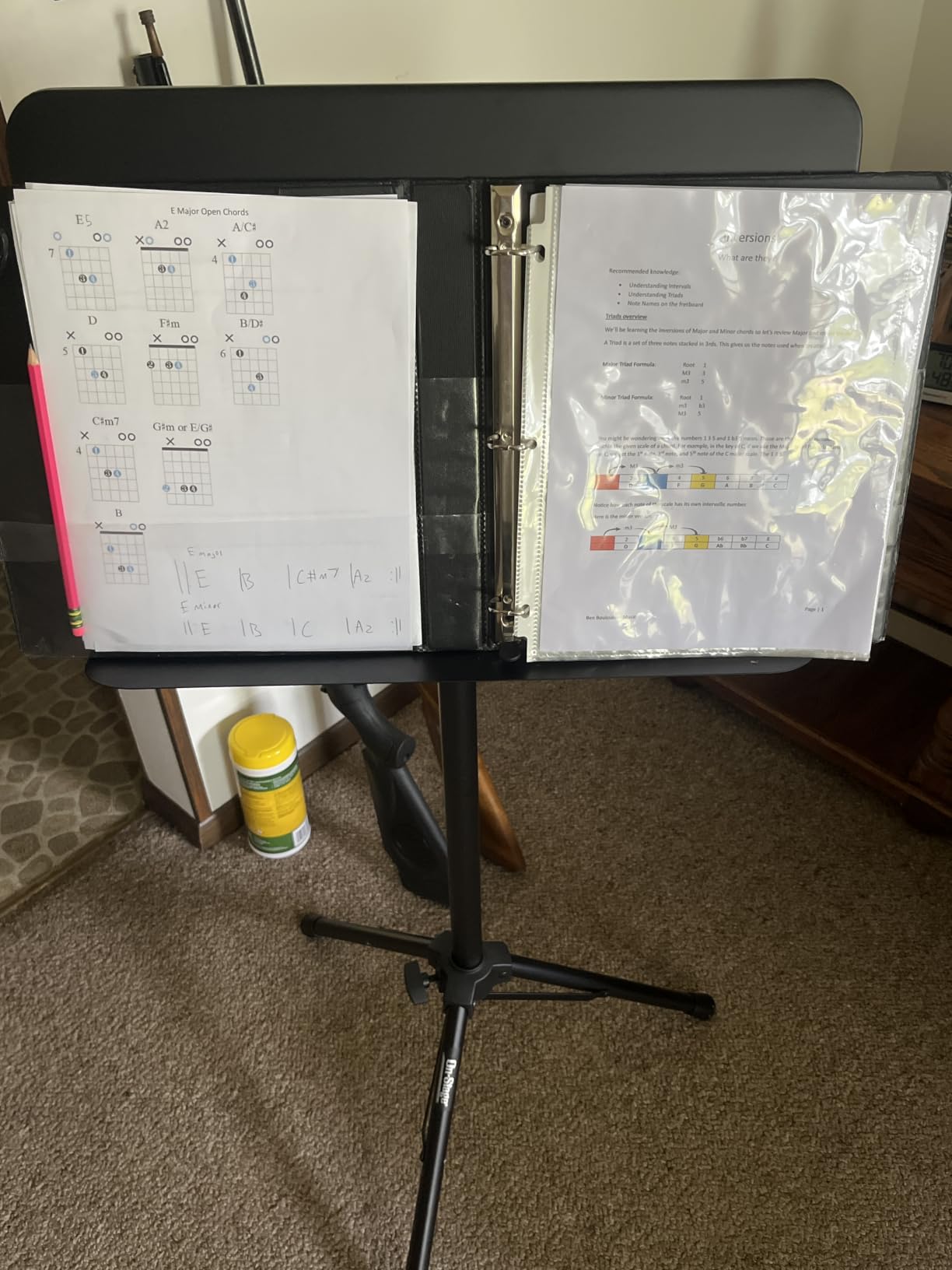 On-Stage SM7211B Professional-Grade Folding Orchestral Sheet-Music Stand (Portable, Folding, Nonslip Rubber Feet, Adjustable Height and Bookplate, Black) customer photo 1