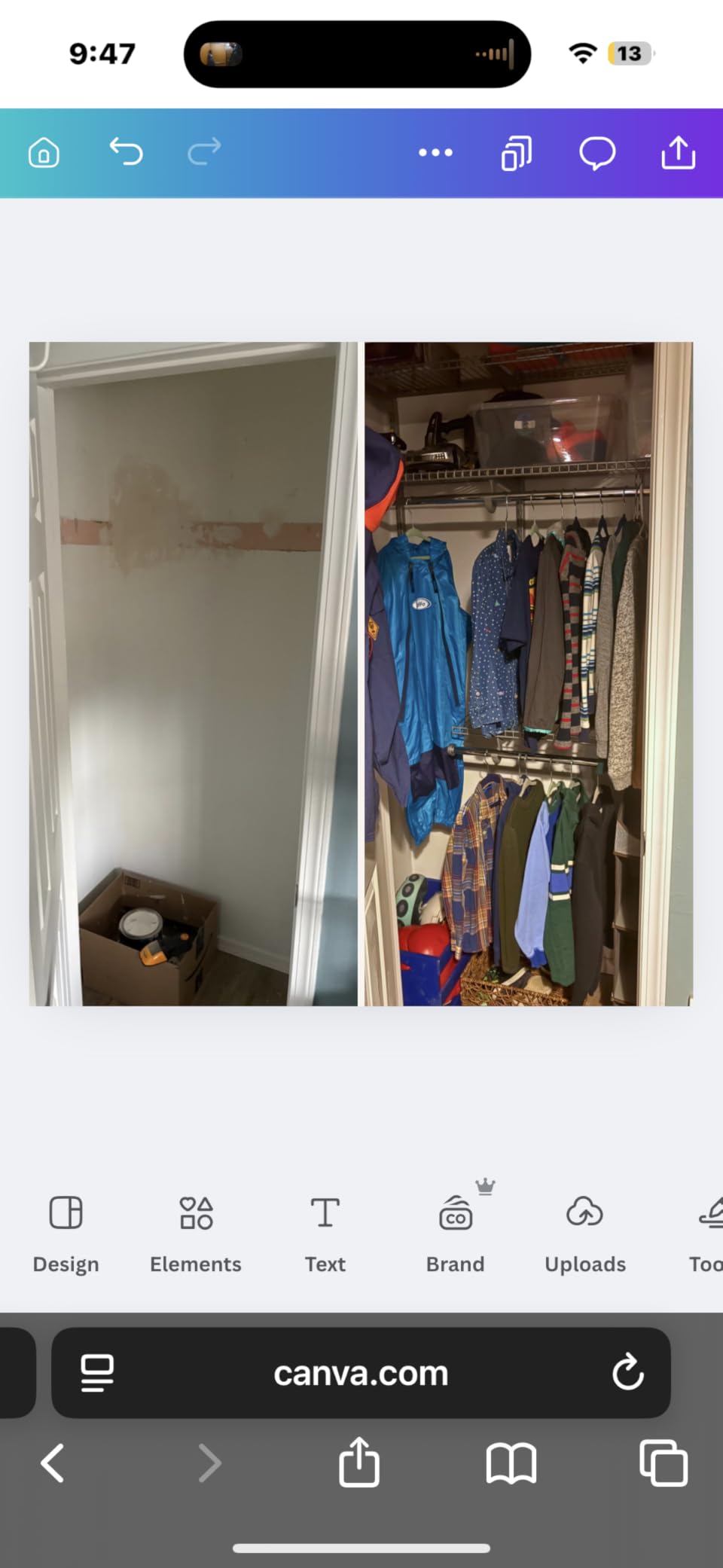 Rubbermaid Configurations Deluxe Custom Closet Kit 4-8 Ft. Adjustable Metal Wire Shelving Titanium Finish Expandable Organization System Hardware Included for Home Closet/Pantry/Laundry/Mudroom customer photo 2