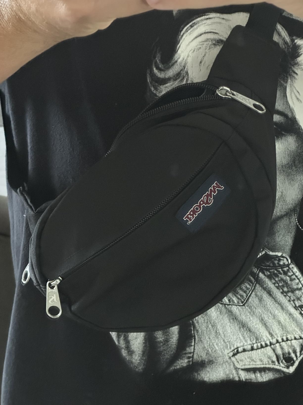 JanSport Fifth Avenue Fanny Pack Crossbody Bag - Stylish, Durable Waist Bag with Adjustable Belt customer photo 2