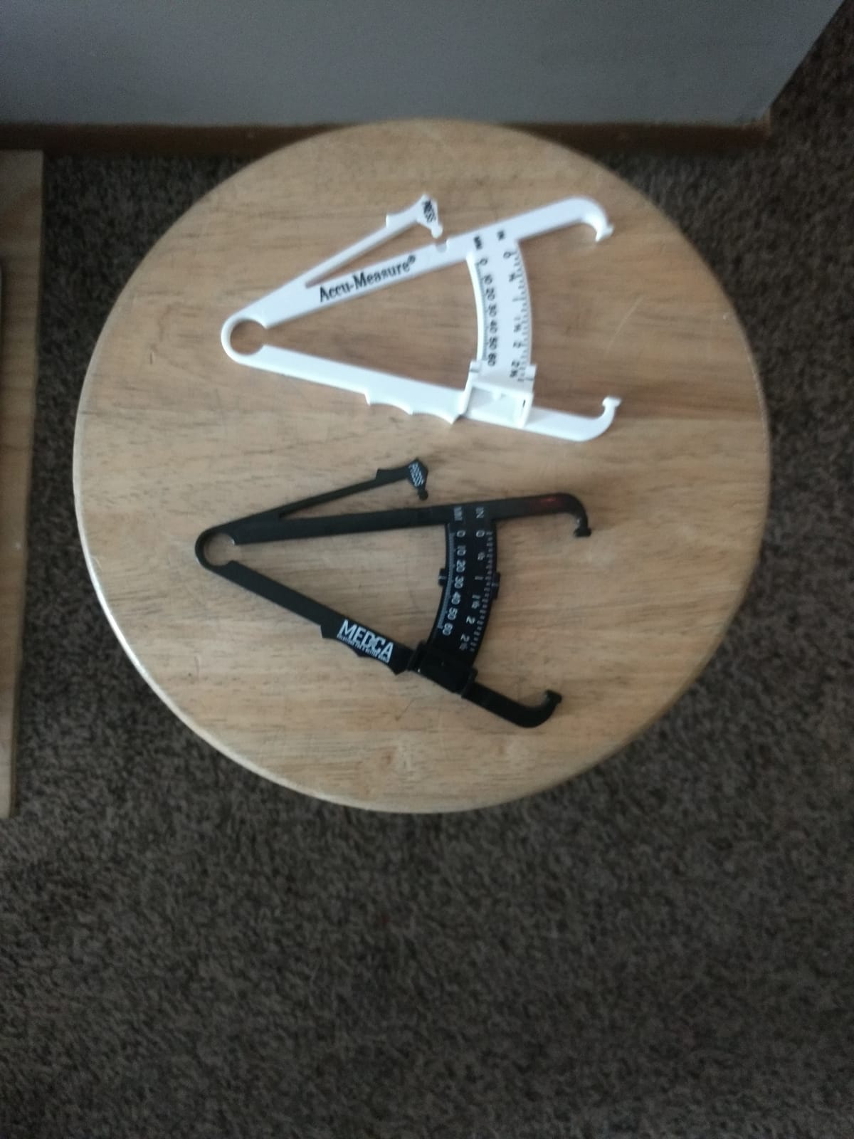 Accu-Measure Fitness 3000 Body Fat Caliper | Skinfold measurement tool, simple self-testing design, fitness tracking at home or with a personal trainer, skinfold calipers customer photo 1
