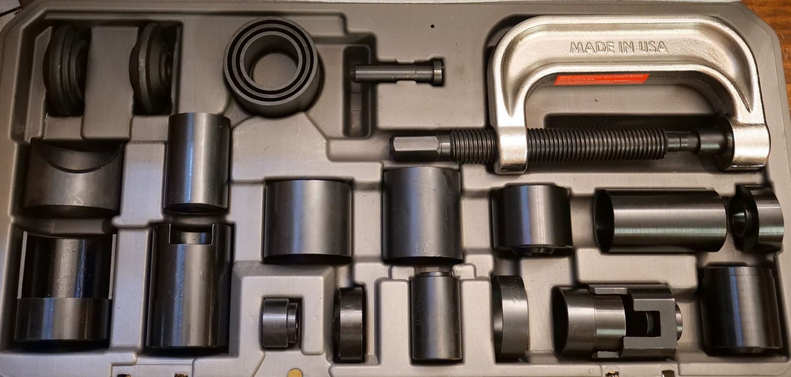 OTC 6530 Ball Joint Intermediate Service Kit with Storage Case | Includes 20+ Adapters, C-Frame, and Ball Joint Application Guide customer photo 1