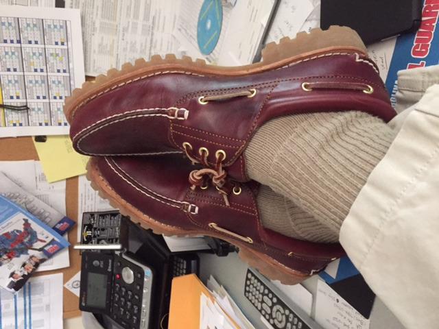 Timberland Men's Authentic 3-Eye Lug Handsewn Boat Shoes customer photo 2
