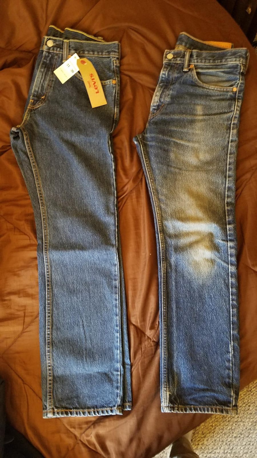 Levi's Men's 505 Regular Fit Jeans customer photo 1