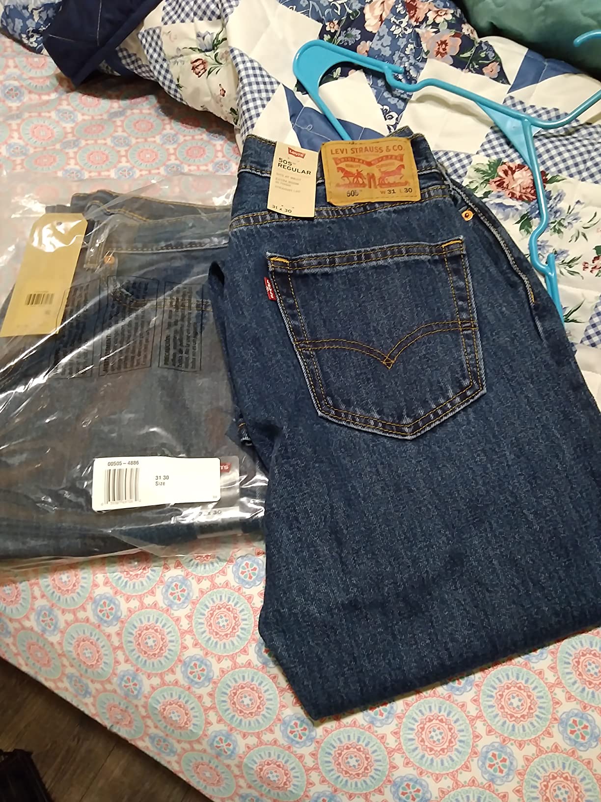 Levi's Men's 505 Regular Fit Jeans customer photo 1