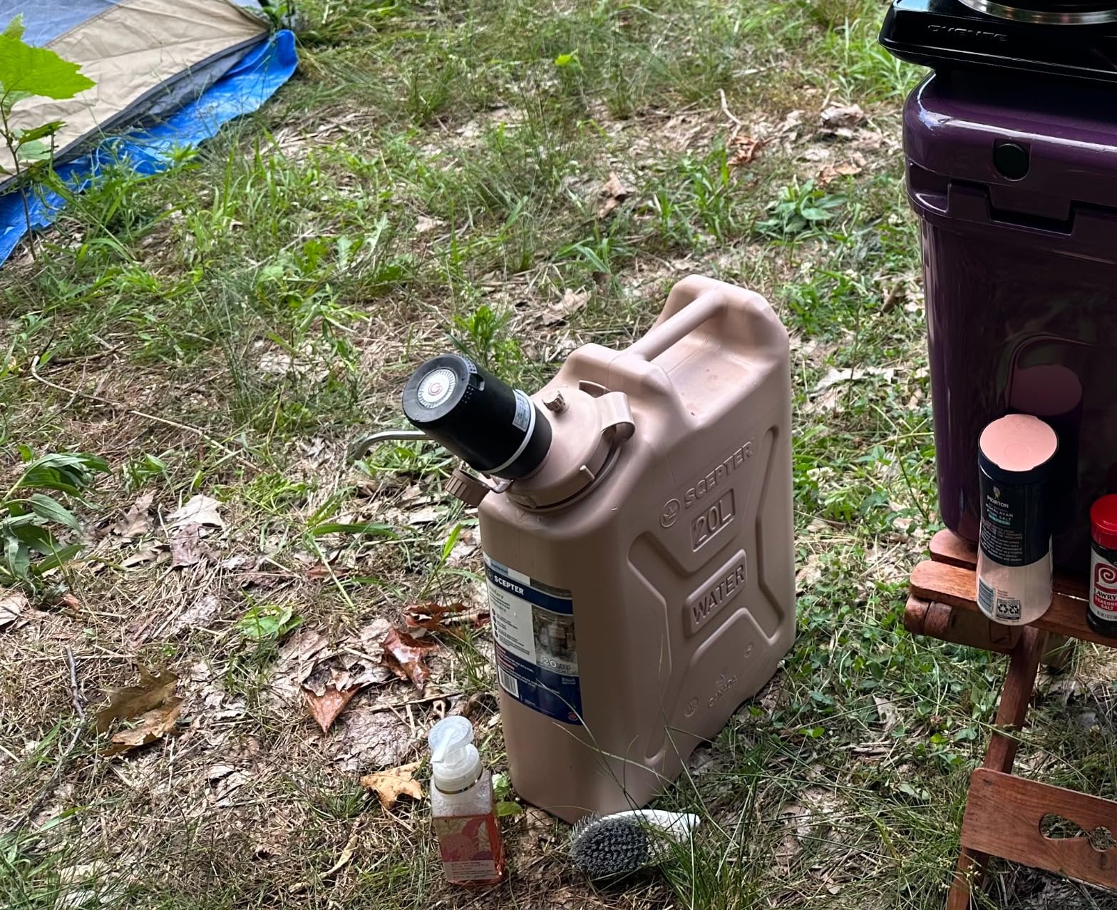 Scepter Portable Military Style Water Storage Jug & Container for Camping, 5 Gallon, Sand customer photo 2
